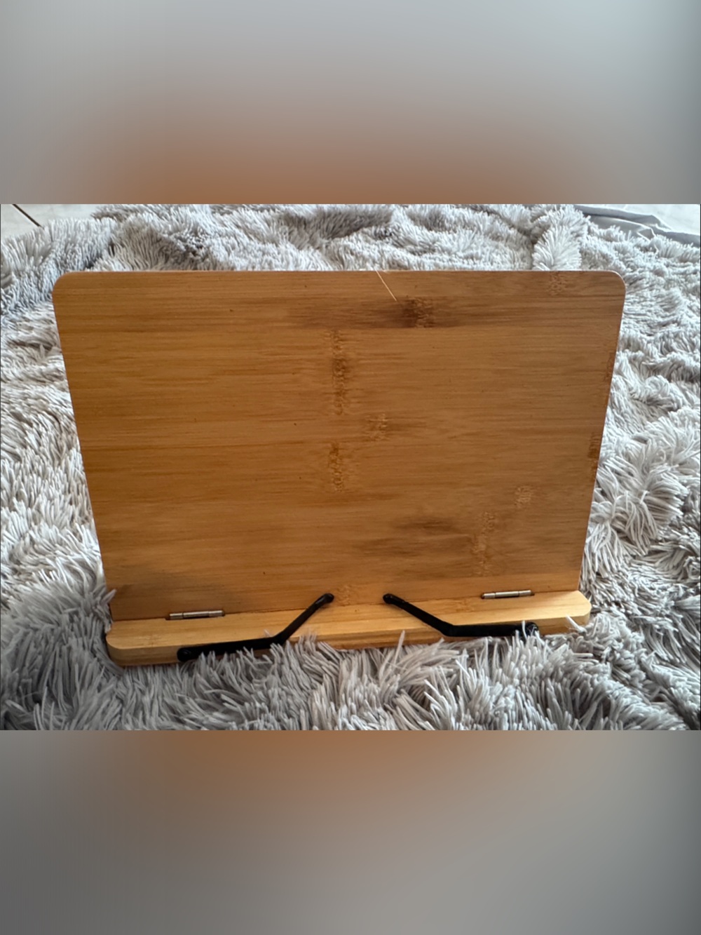 wishacc Bamboo Book Stand